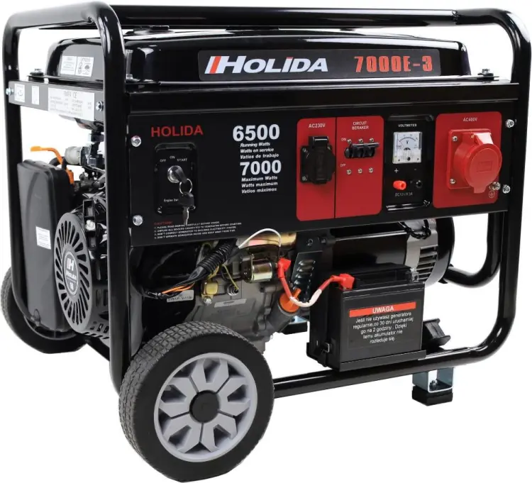 Agregat prądotwórczy, generator Holida WM 7000-3