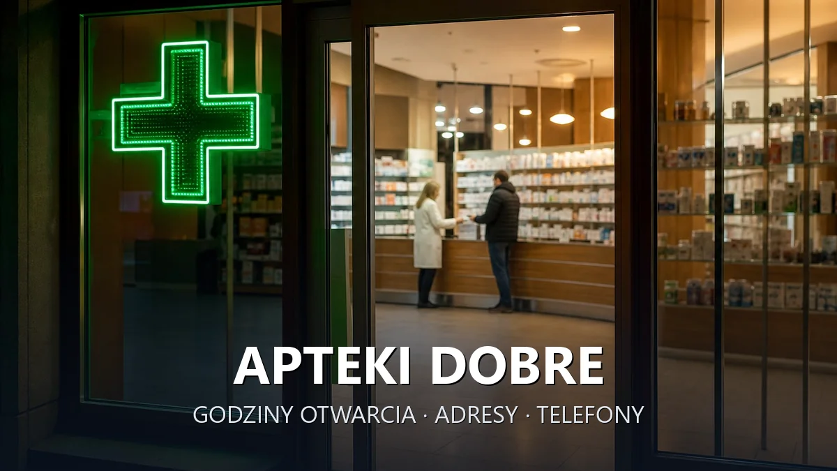Apteki Dobre, powiat miński - adresy, telefony, godziny otwarcia