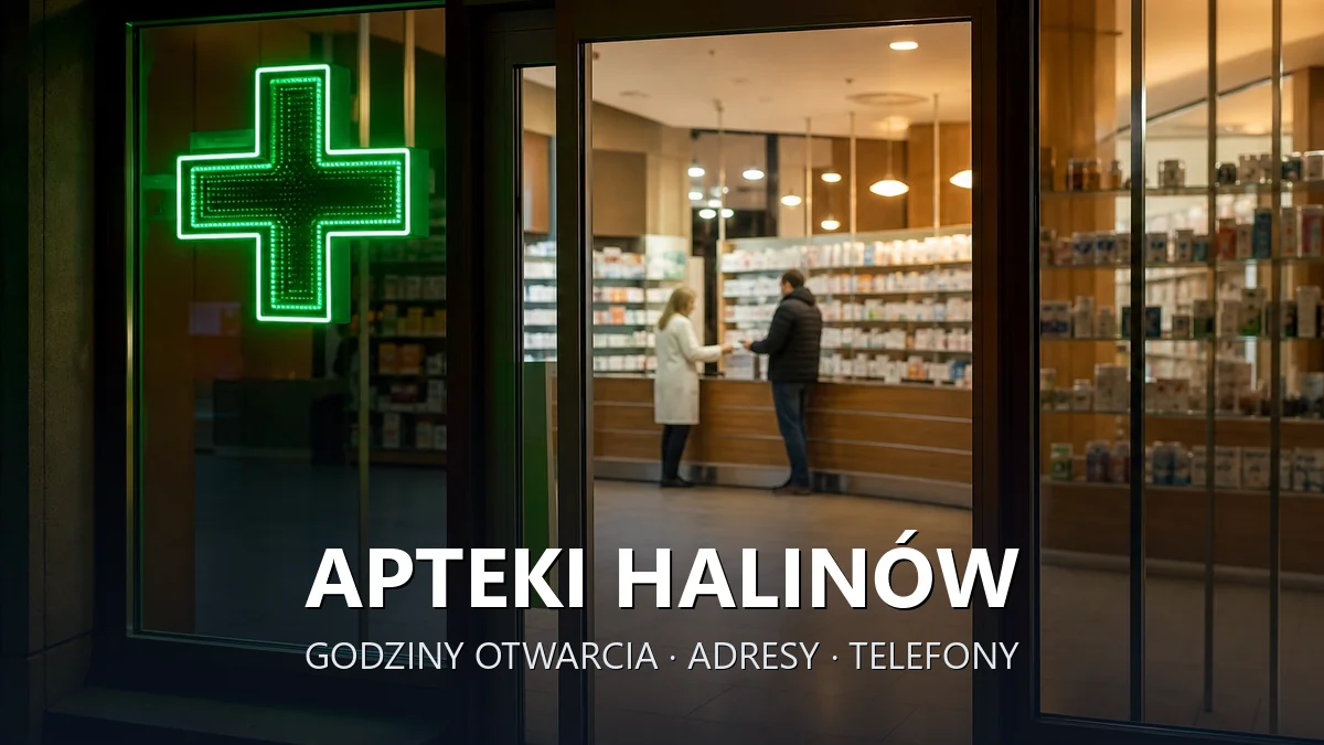 Apteki Halinów, powiat miński - adresy, telefony, godziny otwarcia
