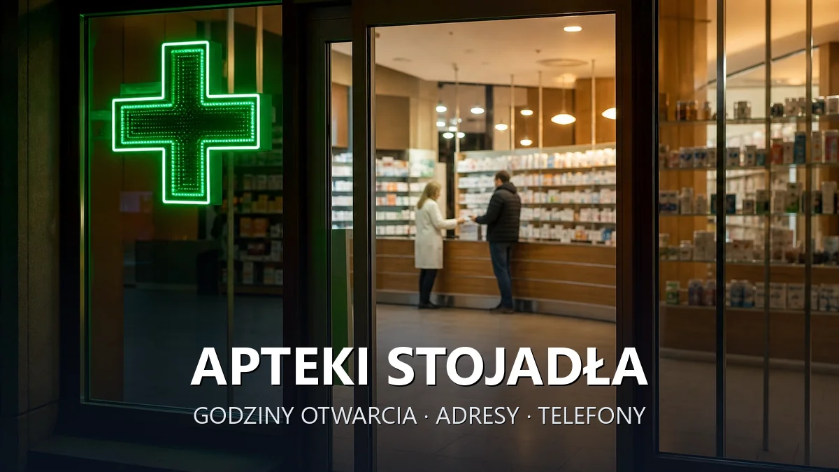 Apteki Stojadła, gmina Mińsk Mazowiecki, powiat miński - adresy, telefony, godziny otwarcia