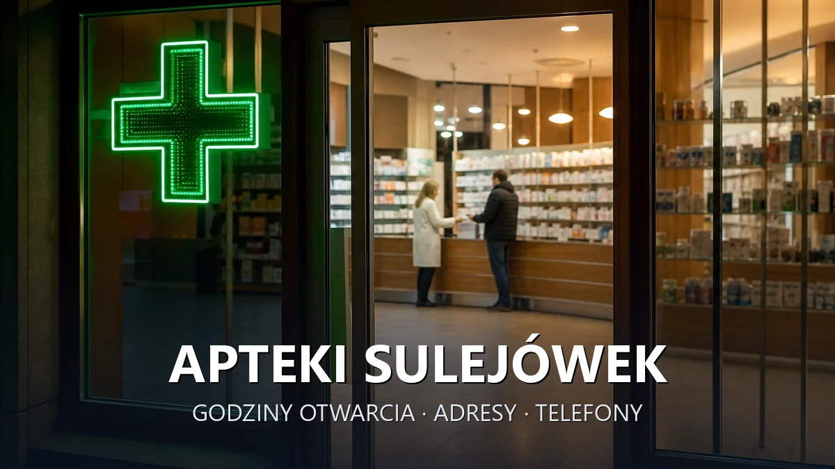 Apteki Sulejówek, powiat miński - adresy, telefony, godziny otwarcia