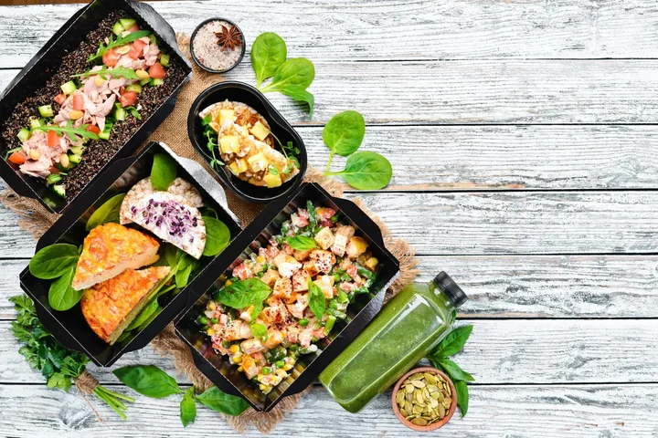 Zdjęcie przedstawia dietę pudełkową