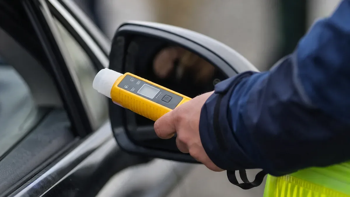 2,5 promila i 2 tys. zł dla policjantów. Finał kontroli w Ładzyniu