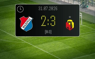 [PIŁKA NOŻNA] Betclic 3. Liga Grupa 1 (Grupa I): Mazovia Mińsk Mazowiecki – Jagiellonia Białystok II 2:3