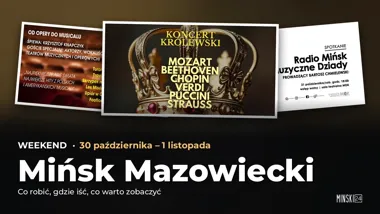 Weekend w Mińsku Mazowieckim: wydarzenia 30 października – 1 listopada – okładka przeglądu weekendowego