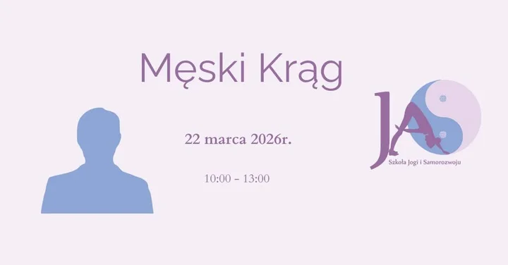 Grafika promocyjna wydarzenia Męski Krąg — spotkanie „Tylko dla Mężczyzn” (Mińsk Mazowiecki)