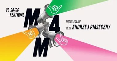 Grafika promocyjna wydarzenia Andrzej Piaseczny na M4M Mińsk dla Muzyki w Mińsku Mazowieckim