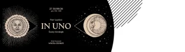 Grafika promocyjna wydarzenia IN UNO – Światy Równoległe | Piotr Łapiński