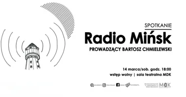 Grafika promocyjna wydarzenia Radio Mińsk — poczet mińskich punkrockowców