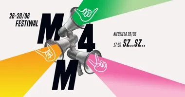 Grafika promocyjna wydarzenia SZ..SZ.. na M4M Mińsk dla Muzyki, Muzyka dla Mińska – rockowy finał niedzieli w Mińsku Mazowieckim