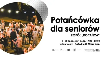 Grafika promocyjna wydarzenia Zespół „Do tańca” – potańcówka dla seniorów