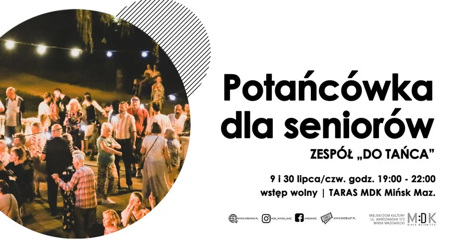Grafika promocyjna wydarzenia Zespół „Do tańca” – potańcówka dla seniorów