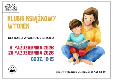 Książki, ruch i emocje - październikowy Klubik dla maluchów
