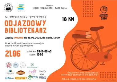 Rower, książka i piknik w trasie - Mińsk szykuje się na „Odjazdowego Bibliotekarza”