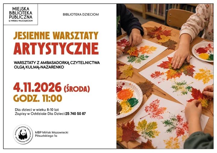 Kasztany, liście i wyobraźnia. Jesienne warsztaty dla dzieci w Mińsku