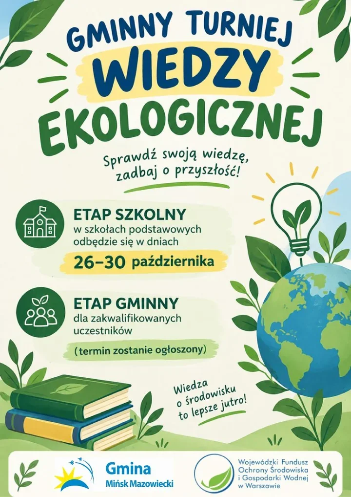 Uczniowie sprawdzą wiedzę o ekologii. Gminny turniej ma dwa etapy