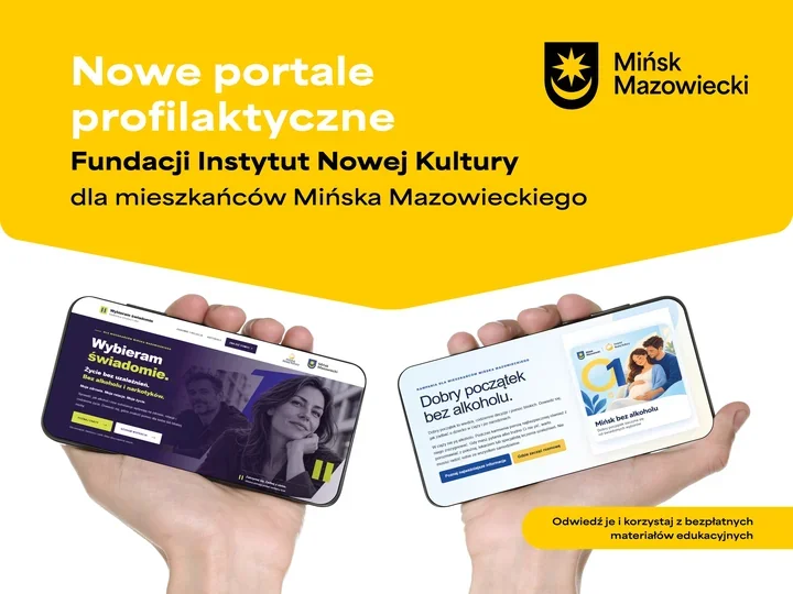 Dwa nowe portale w Mińsku Mazowieckim o uzależnieniach i FASD