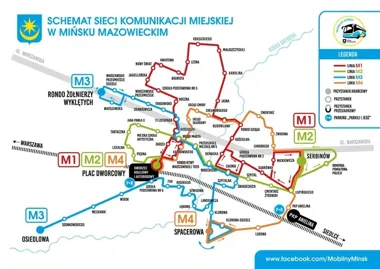 Autobusy M1, M2 i M4 zmienią trasy. Pojawi się nowy przystanek