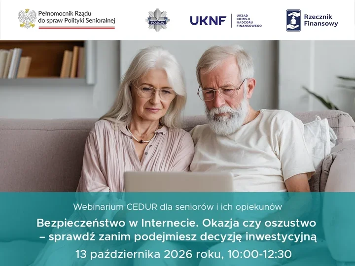 Seniorzy z Mińska Mazowieckiego poznają metody oszustów inwestycyjnych w sieci