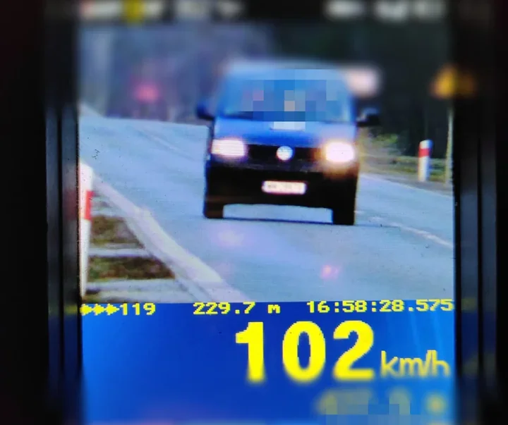 Jedna kontrola w Ciopanie ujawniła prędkość, alkohol i brak prawa jazdy