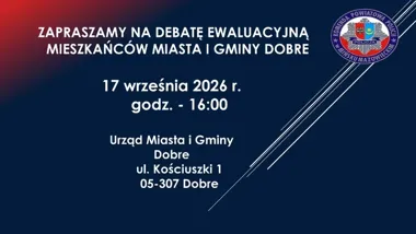 Debata o bezpieczeństwie w Dobrem. Policja wraca do postulatów mieszkańców