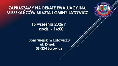 Debata o bezpieczeństwie w Latowiczu. Policja czeka na mieszkańców