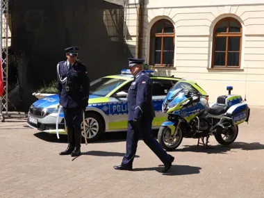 Święto Policji w Mińsku Mazowieckim. Awanse i medal za pożar