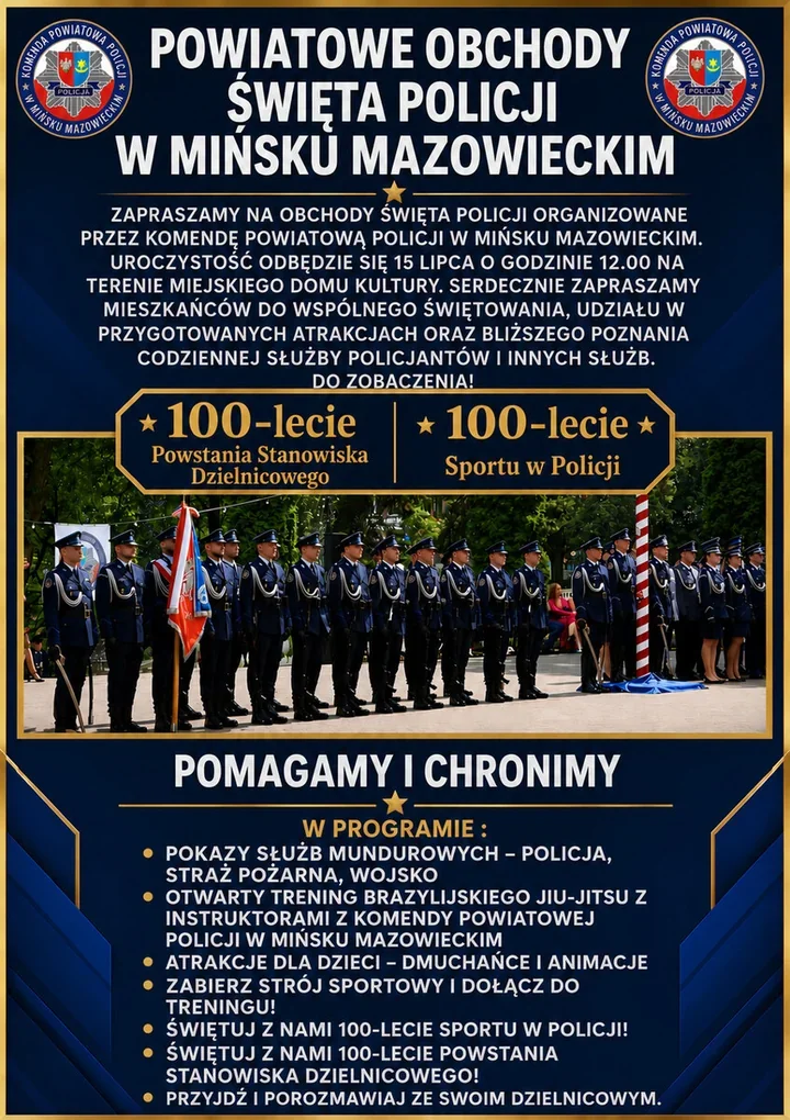 Łodzie, wojsko i policyjny Ryś - taki piknik szykują w Mińsku Mazowieckim