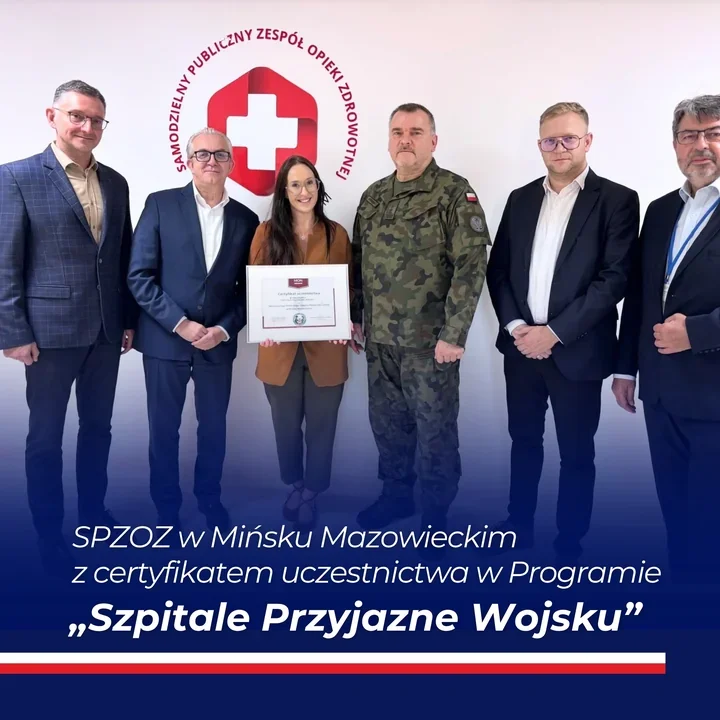 Certyfikat „Szpitale Przyjazne Wojsku” dla placówki z regionu