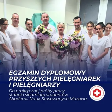 Próba pracy przyszłych pielęgniarek zakończona bardzo wysokimi wynikami