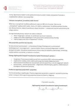 Nowe zasady finansowania diagnostyki mogą wydłużyć drogę do leczenia