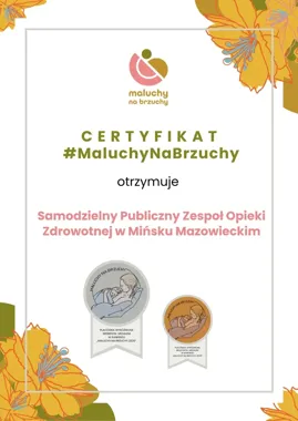 Srebrny medal dla mińskiego szpitala za dwie godziny bliskości po porodzie