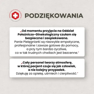„Czułam się bezpieczna i zaopiekowana”. Pacjentka dziękuje lekarzom