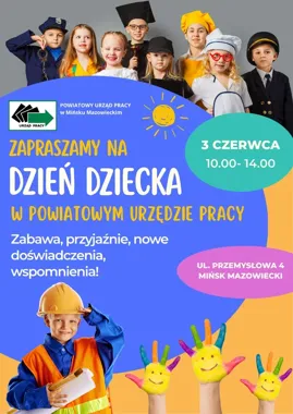 Dzień Dziecka w urzędzie pracy. Będzie zabawa, niespodzianki i kolorowa atmosfera