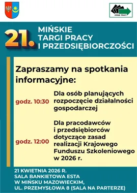 Dwa spotkania na targach mają pomóc ruszyć z biznesem i zaplanować szkolenia